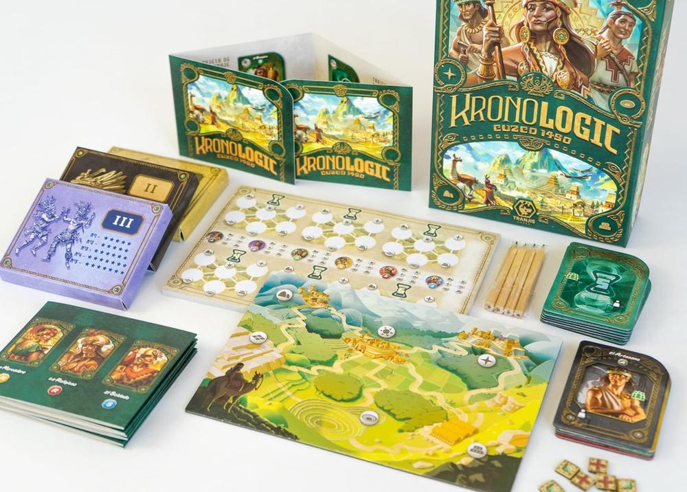 Juego de mesa kronologic: cuzco 1450