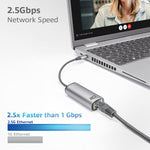Adaptador act connectivity usb - c a rj45 ethernet 2.5gb