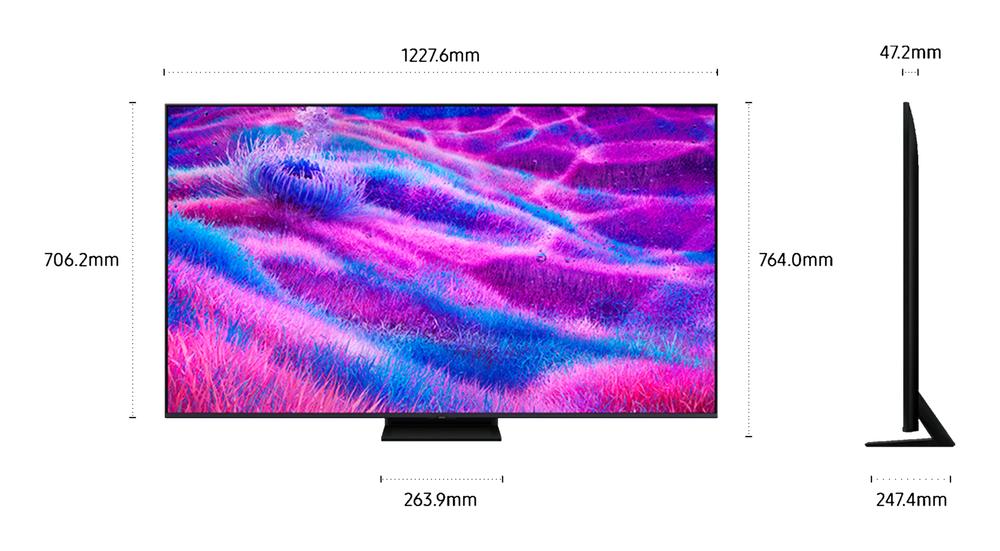 Tv samsung 55 pulgadas neo qled 4k uhd -  tq55qn80f -  smart tv