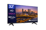 Tv daewoo 32 pulgadas led hd ready - 32vb56hv - smart tv