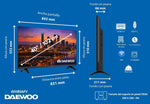 Tv daewoo 40 pulgadas led fhd - 40vb56fv - smart tv