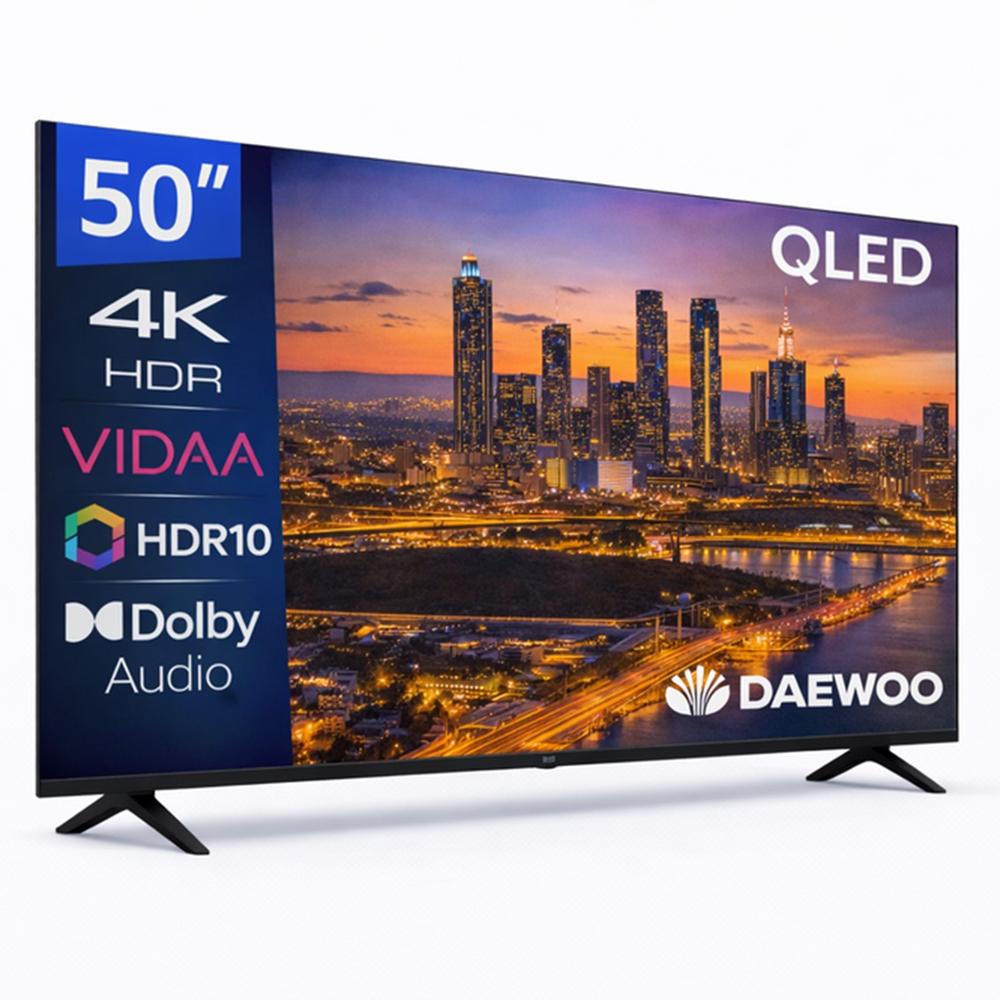 Tv daewoo 50 pulgadas qled 4k uhd - 50vb56qv - smart tv