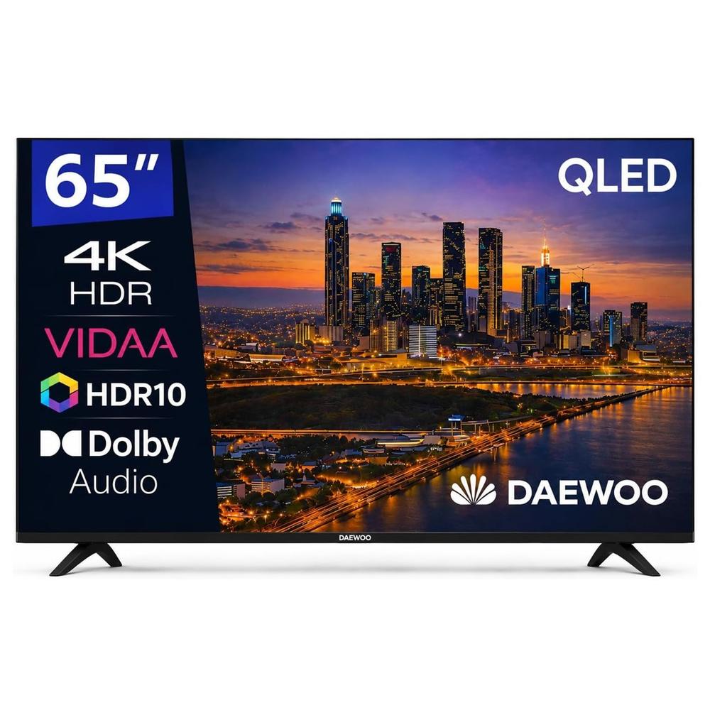 Tv daewoo 65 pulgadas qled 4k uhd - 65vb56qv - smart tv