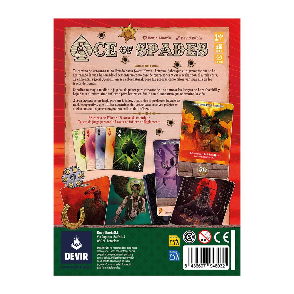 Juego de mesa ace of spades