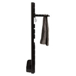 Yoevu -  kit radiador toallero 500 | 1500 w mas repisa extra con ganchos -  color negro
