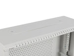Armario lanberg mural rack 19 pulgadas 4u+3u -  540x200 gris
