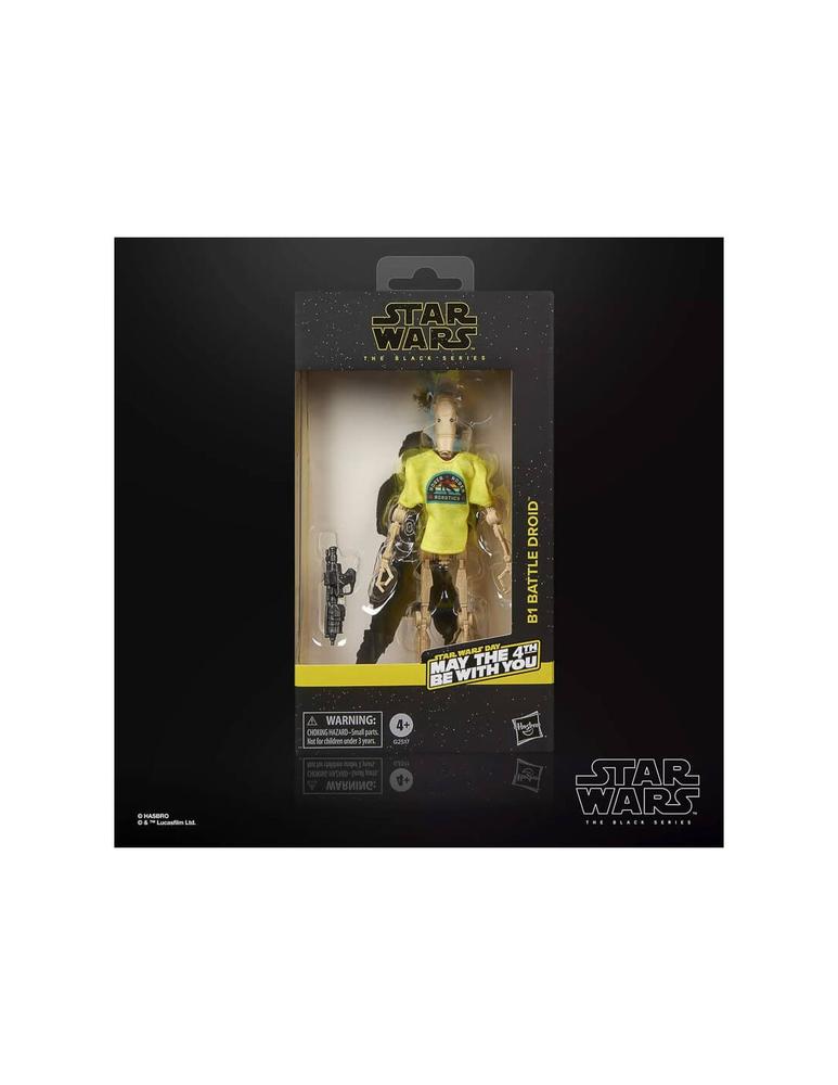 Figura hasbro star wars day the black series may the 4th be with you b1 battle droid
