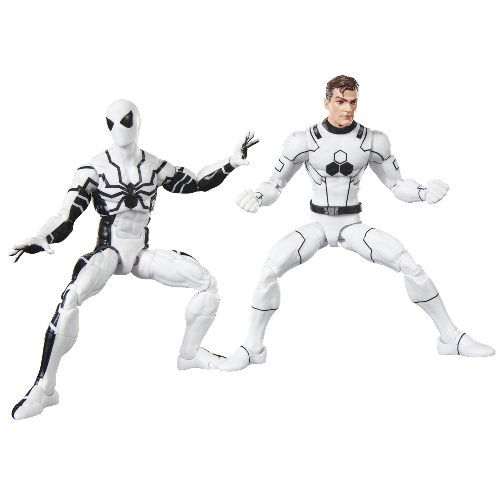 Pack 2 figuras hasbro marvel legends series mister fantastick & spiderman
