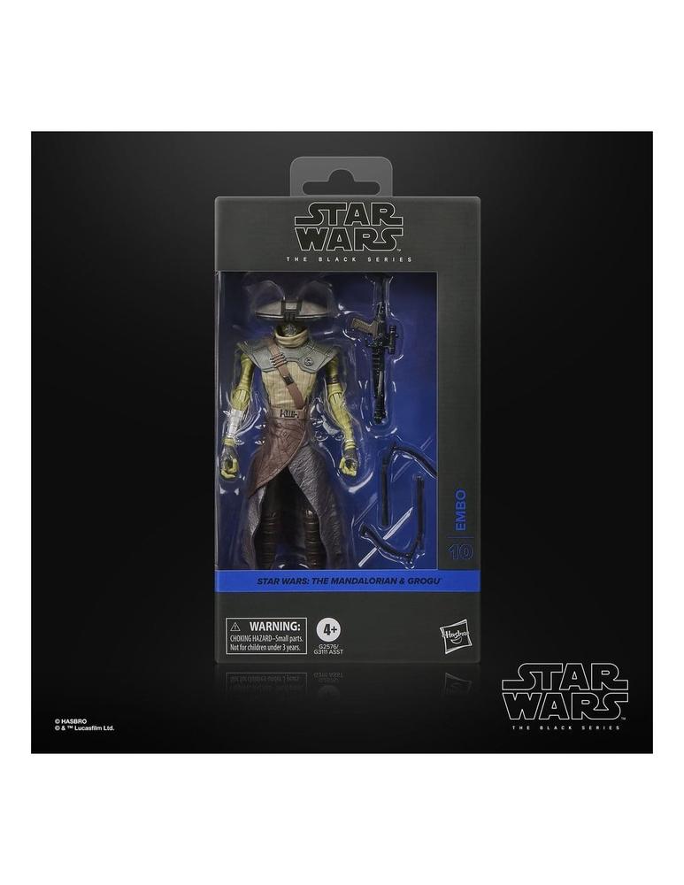 Figura hasbro star wars the black series the mandalorian and grogu embo