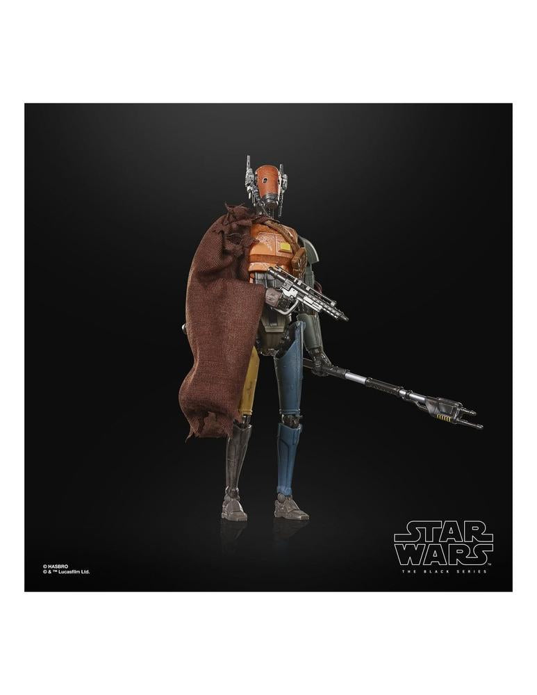 Figura hasbro star wars the black series the mandalorian and grogu mercenary guard droid