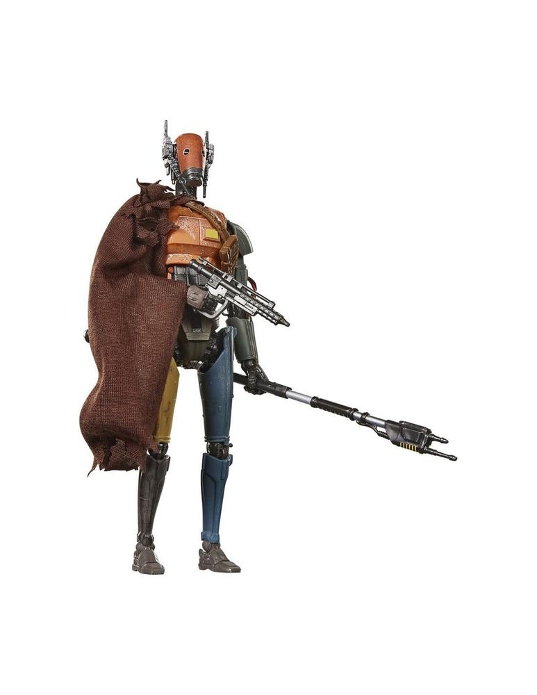 Figura hasbro star wars the black series the mandalorian and grogu mercenary guard droid