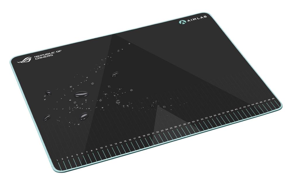 Alfombrilla gaming asus rog hone ace aim lab edition negra