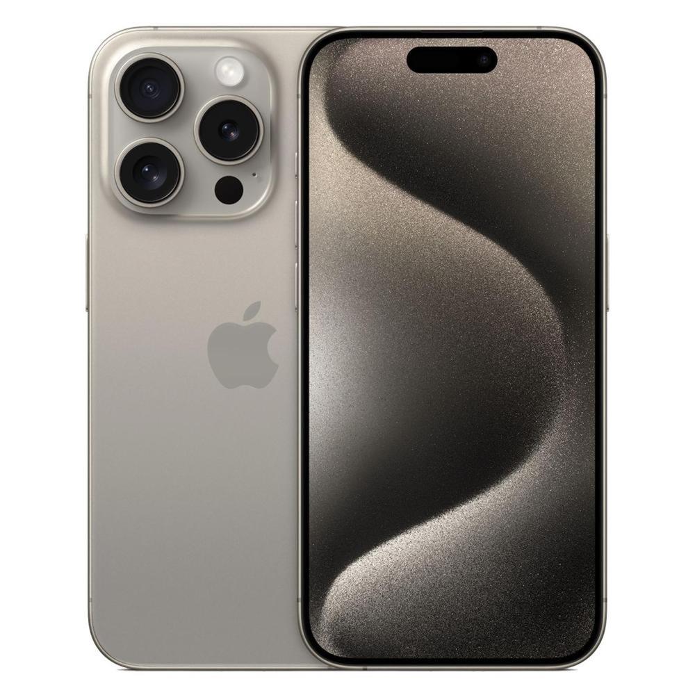 Telefono movil smartphone apple iphone 15 pro 5g - 128gb - 6.1 pulgadas titanium acondicionado