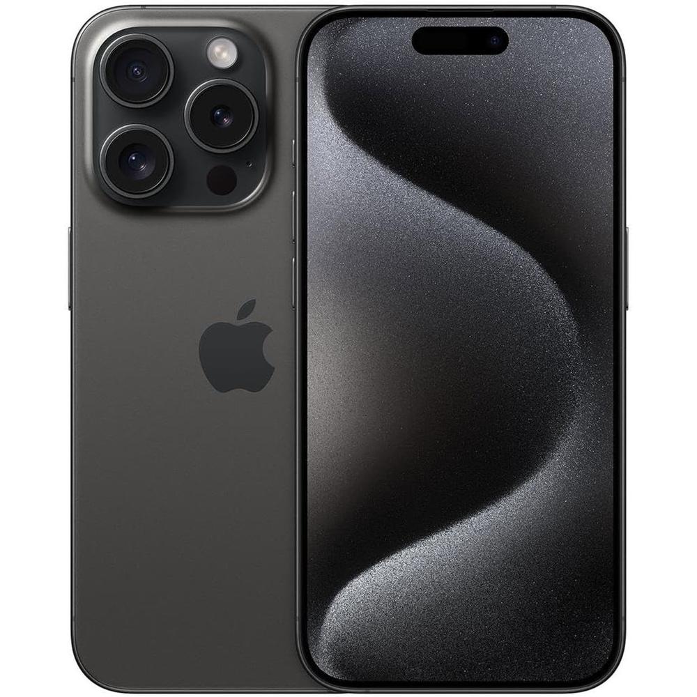 Telefono movil smartphone apple iphone 15 pro 5g - 256gb - 6.1 pulgadas negro acondicionado
