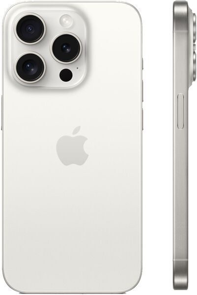 Telefono movil smartphone apple iphone 15 pro 5g - 512gb - 6.1 pulgadas blanco acondicionado
