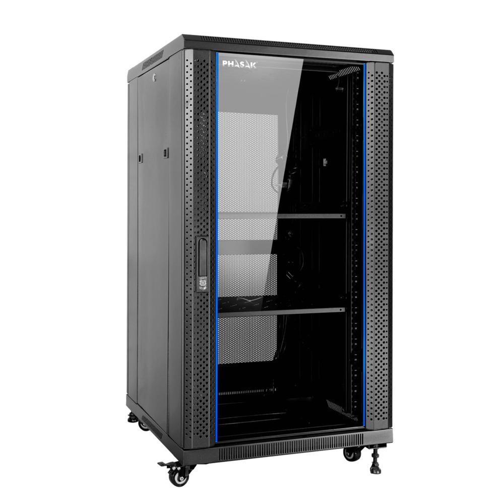 Armario rack de suelo 19 pulgadas phasak pro 32u 600x800 pho 6832