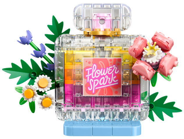 Lego frasco decorativo de perfume