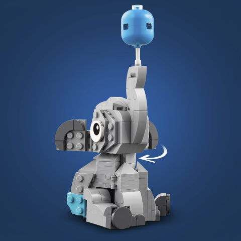 Lego bebé elefante en el cielo