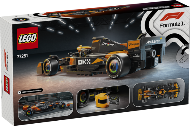 Lego speed champions f1 coche de carreras mclaren
