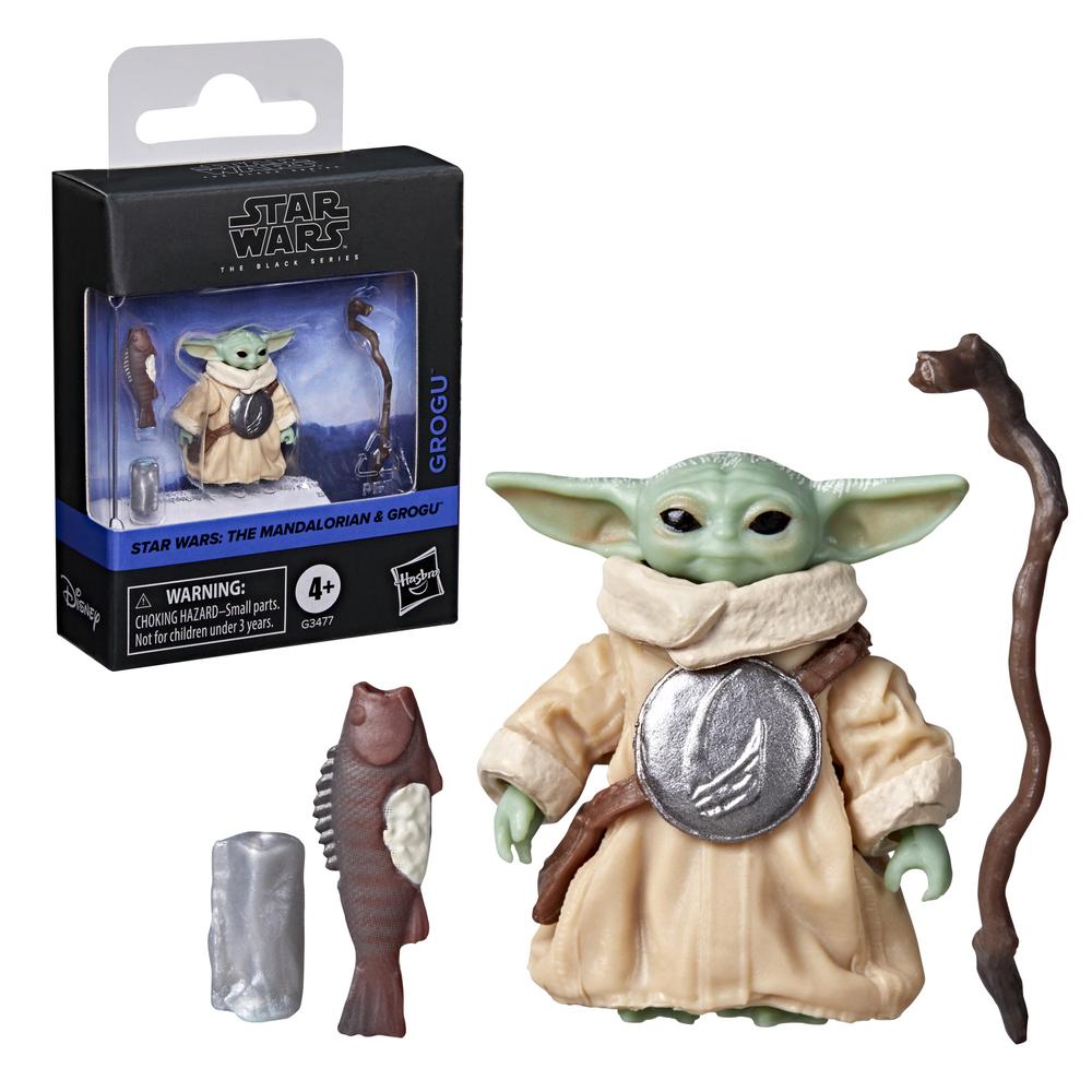 Figura hasbro star wars the black collection the mandalorian & grogu -  grogu