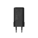 Cargador usb de pared coolbox 35w gan usb tipo a - usb tipo c negro