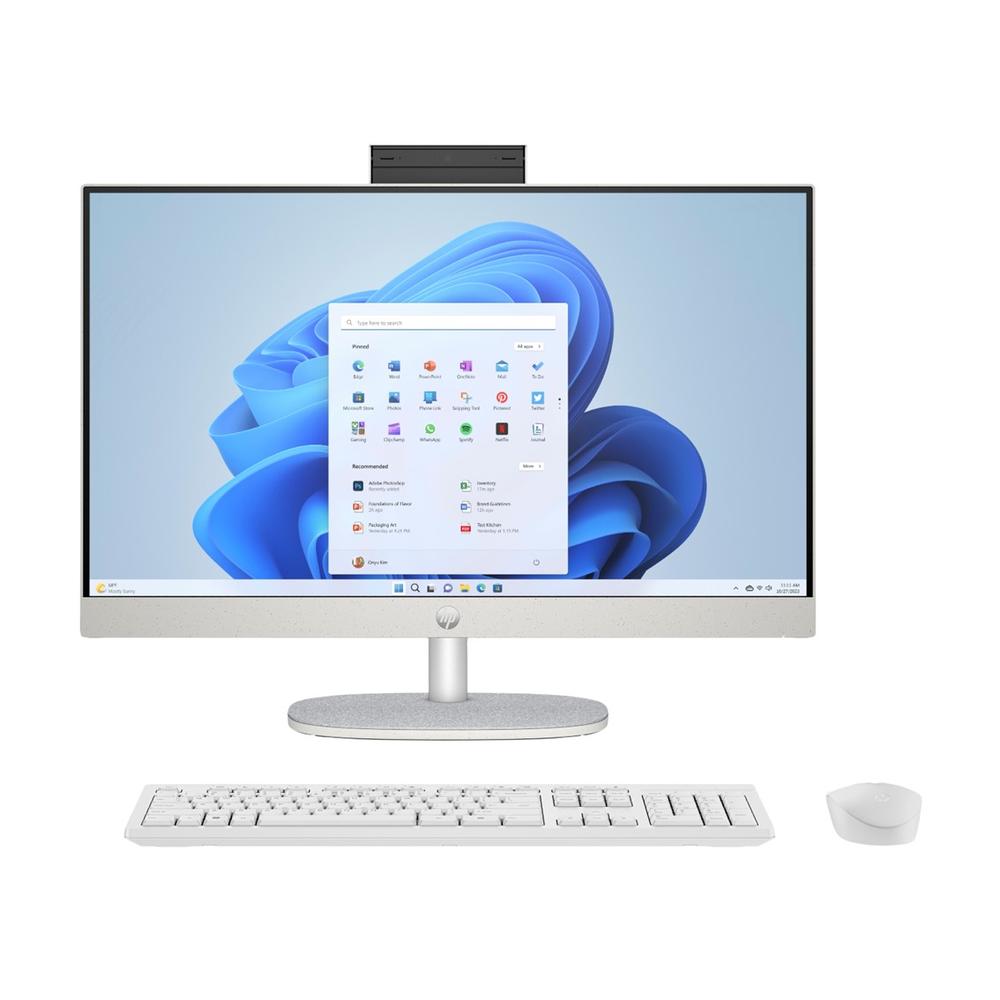 Ordenador all in one hp 24 - cr0181ns i5 - 1335u -  8gb -  ssd 512gb -  23.8 pulgadas fhd -  freedos