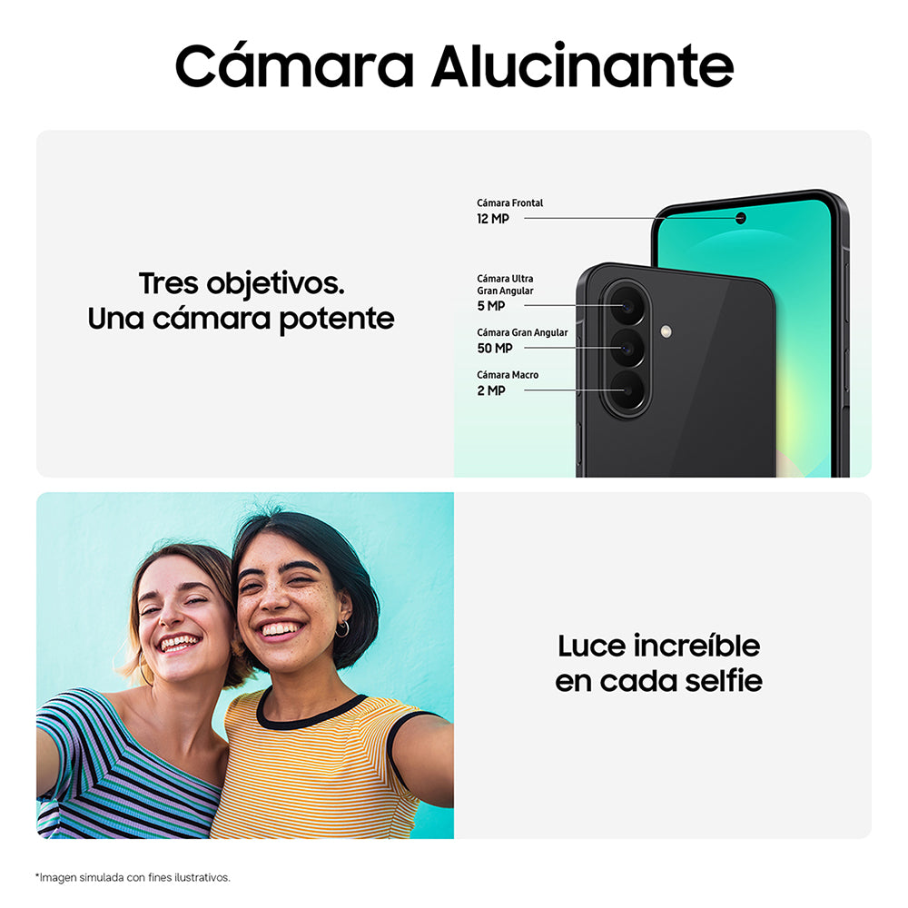 Movil samsung galaxy a27 5g 6 - 128gb negro