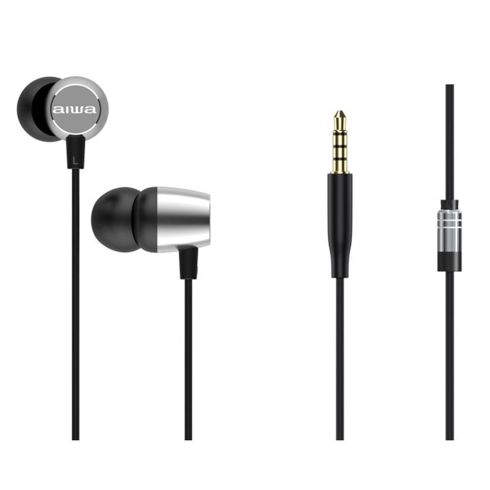 Auriculares aiwa estm - 20sl plata