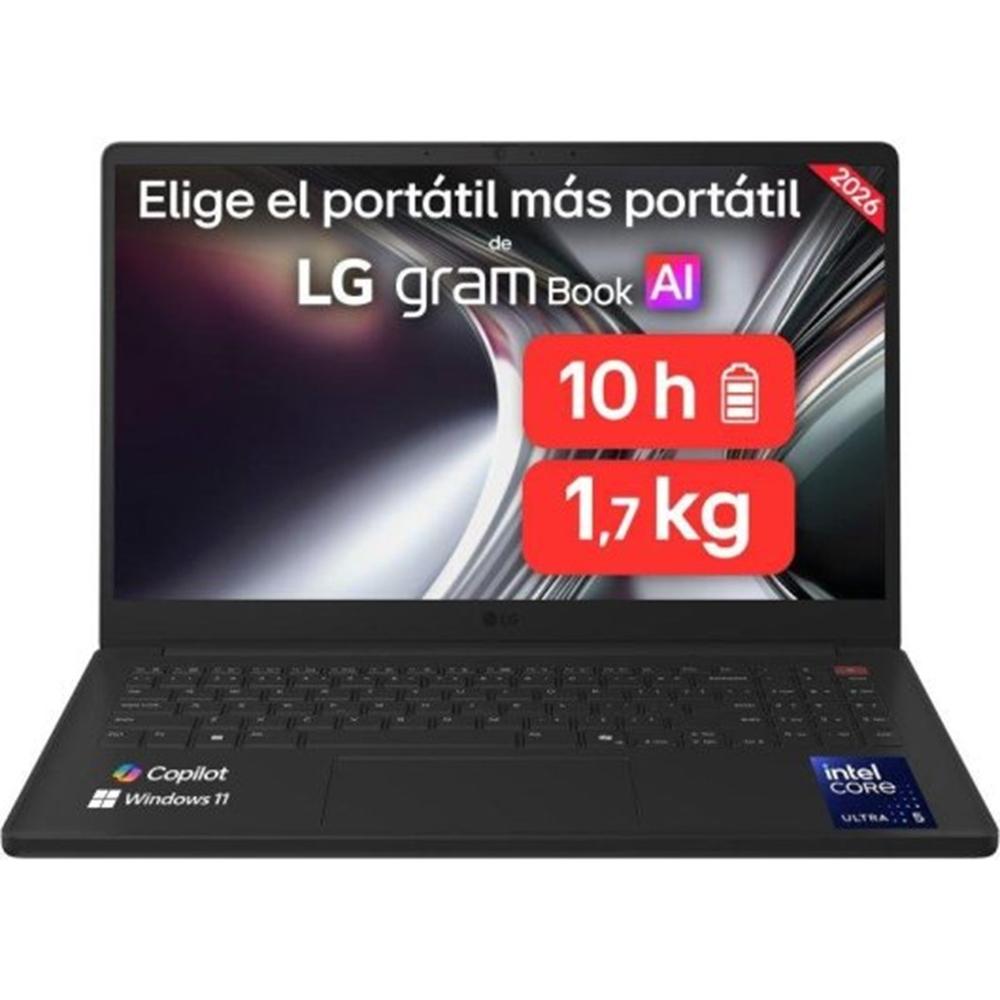 Portatil lg gram book 15u50u - g.aa55bn u5 - 115u -  16gb -  ssd 512gb -  15 pulgadas fhd -  w11h