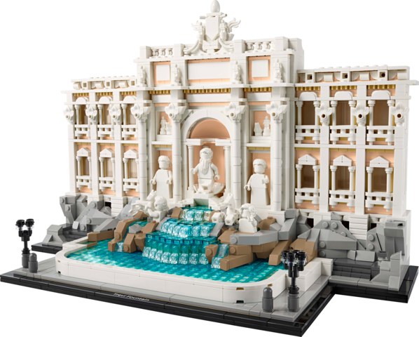 Lego architecture fontana di trevi