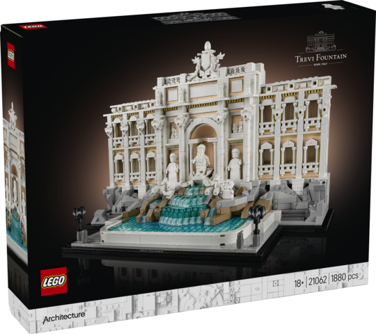Lego architecture fontana di trevi