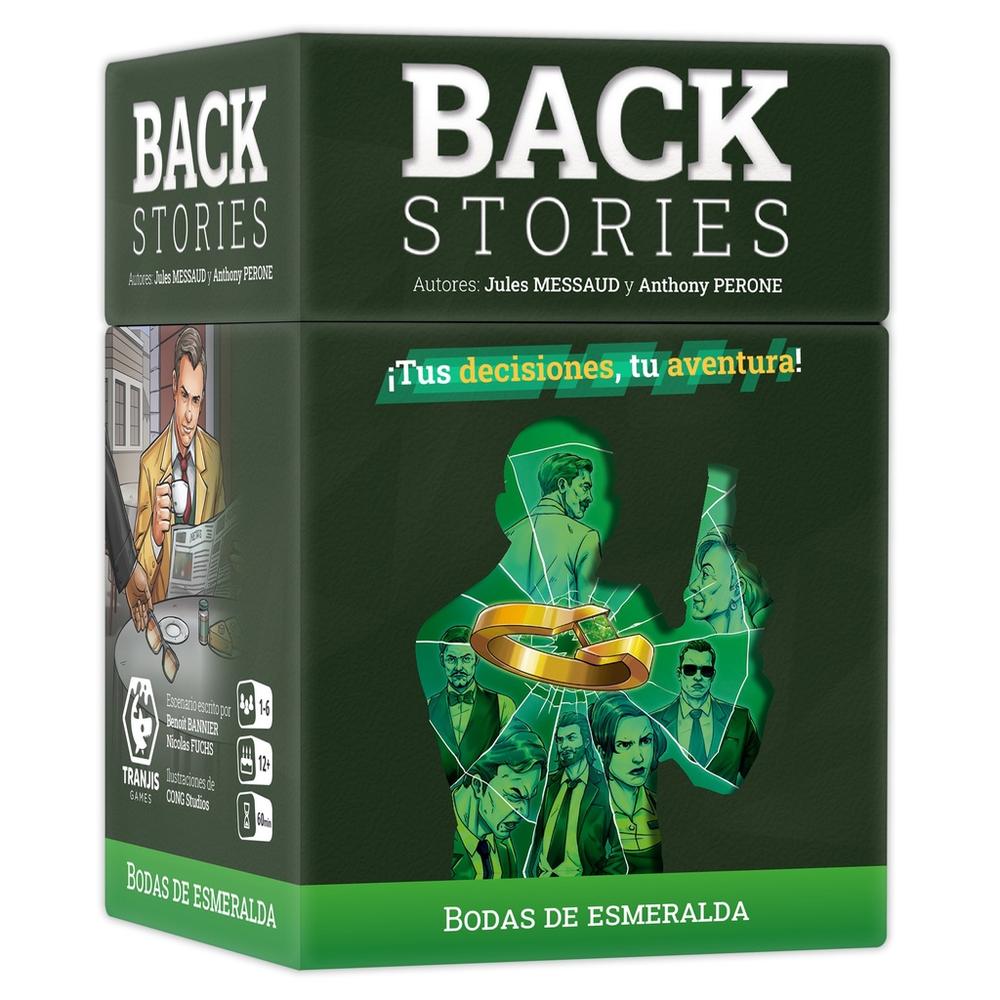 Juego de mesa back stories 2 -  bodas de esmeralda