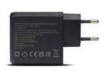 Cargador de pared acer 67w 2x usb tipo c 1x usb tipo a negro + cable usb tipo c