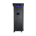 Altavoz phoenix bigboss xl 300w rms 2 microfonos inalambricos batería 9000mah bluetooth radio ecualizador rgb