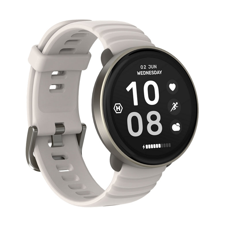 Smartwatch hammer ventus black + correa blanca