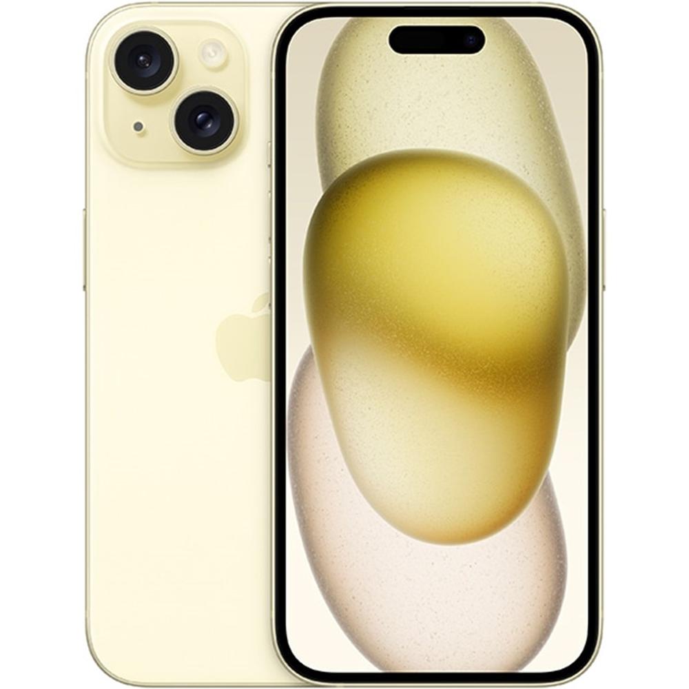 Telefono movil smartphone apple iphone 15 5g -  128gb -  6.1 pulgadas yellow acondicionado