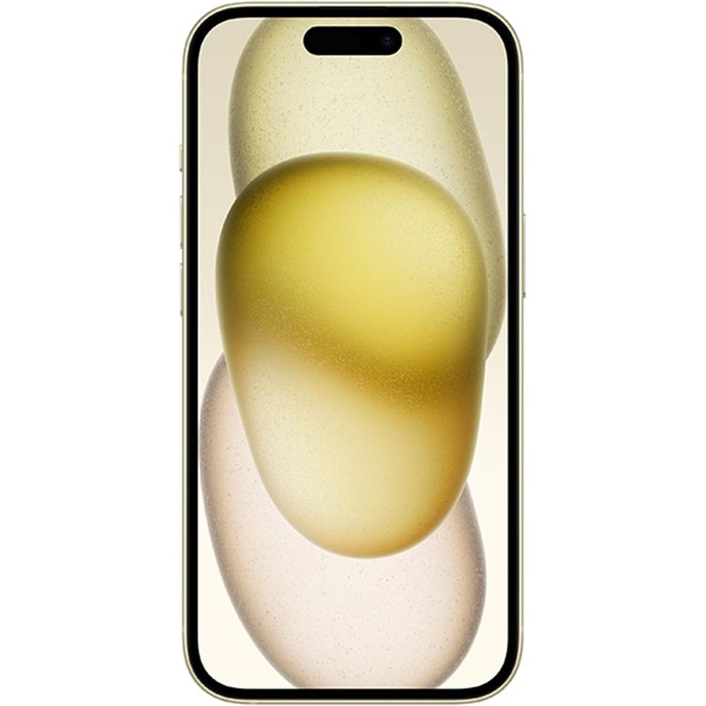 Telefono movil smartphone apple iphone 15 5g -  128gb -  6.1 pulgadas yellow acondicionado