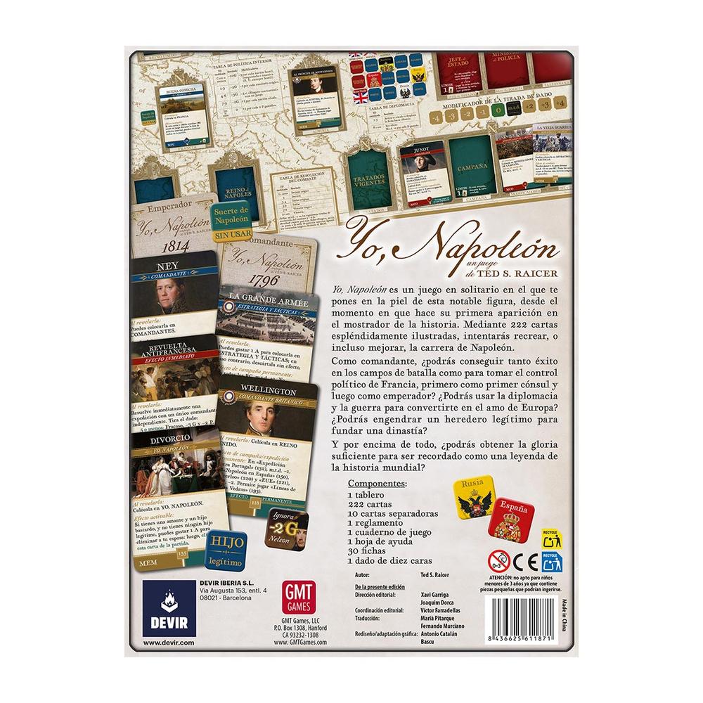 Juego de mesa yo - napoleón