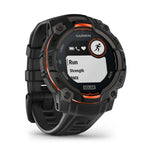 Garmin Instinct 3 50 mm Solar Negro Correa Silicona Carbón 1,1 pulgadas NFC 40 días 10ATM Smartwatch