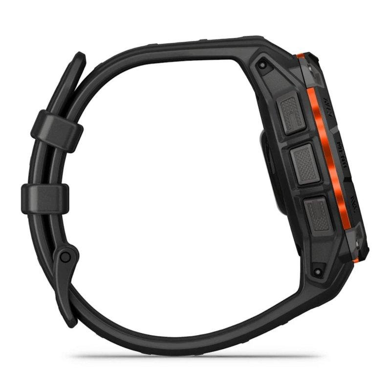 Garmin Instinct 3 50 mm Solar Negro Correa Silicona Carbón 1,1 pulgadas NFC 40 días 10ATM Smartwatch