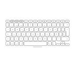Teclado Logitech keys to go 2 for ipad inalámbrico Blanco #blanco