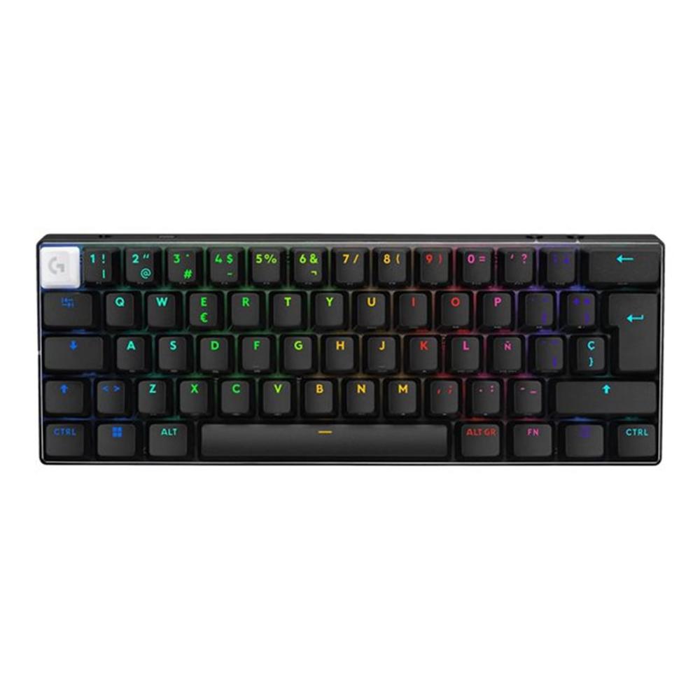 Teclado gaming Logitech pro x 60 inalámbrico negro