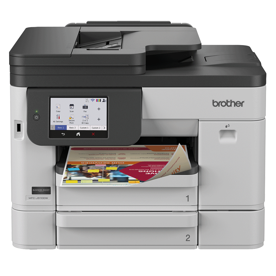 Multifunción Brother inyección color mfc - j5110dw a4 -  28ppm -  26ppm a color 512mb -  wifi -  wifi direct -  duplex