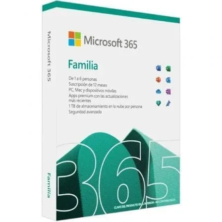 Microsoft 365 Familia/ 6 Usuario/ 1 Año/ 5 Dispositivos - PixelPlaza