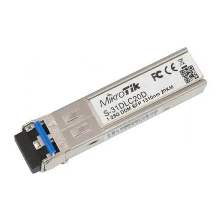 Modulo SFP Transceptor de Fibra Óptica Mikrotik S-31DLC20D - PixelPlaza