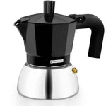Cafetera Italiana Monix Induction Inox M863009/ 9 Tazas/ Negra - PixelPlaza