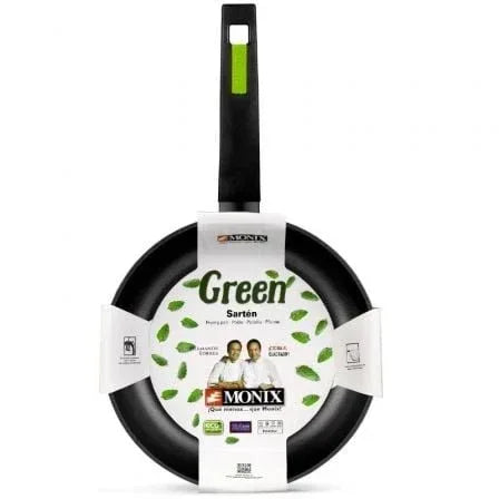 Sartén Monix Green M481228/ Ø28cm/ Aluminio forjado/ Apta para Inducción - PixelPlaza