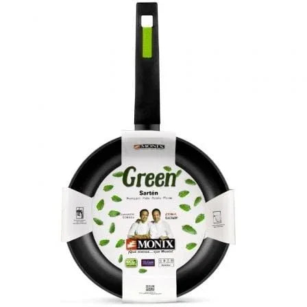 Sartén Monix Green M481228/ Ø28cm/ Aluminio forjado/ Apta para Inducción - PixelPlaza