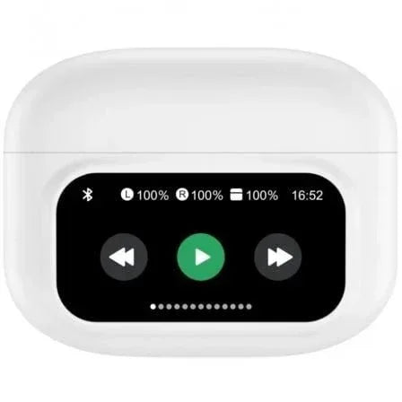 Auriculares Bluetooth Muvit For Change True Wireless Estéreo con estuche de carga/ Autonomía 6h/ Blancos - PixelPlaza