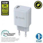 Cargador de Pared Muvit For Change MCACC0002/ 1xUSB/ 15W - PixelPlaza
